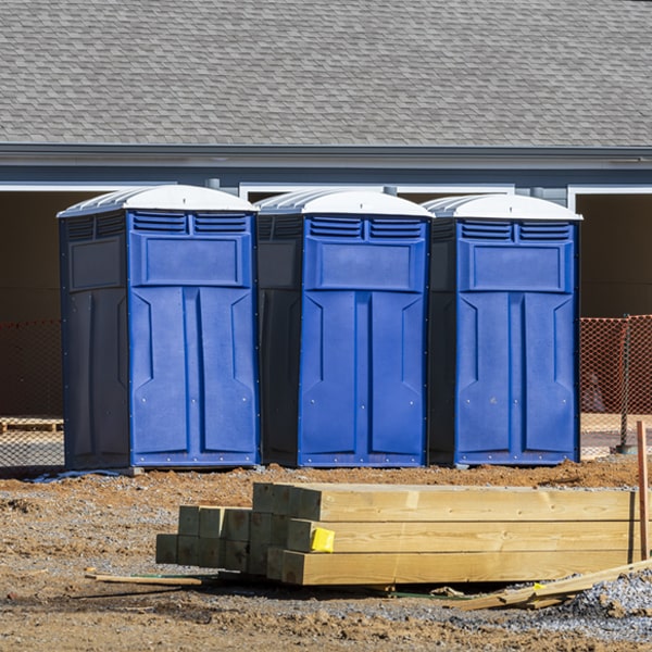 is there a specific order in which to place multiple portable restrooms in Asbury